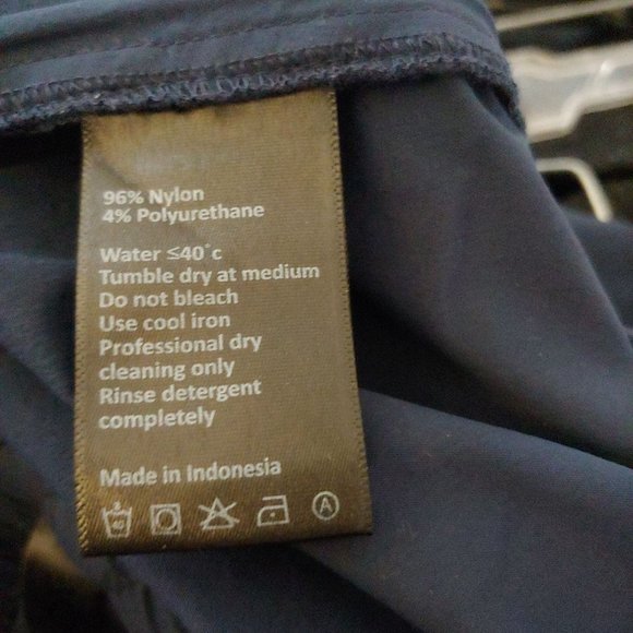 Proof Huckberry Womens Navy The Highline Short Zip Pockets M - Picture 11 of 11